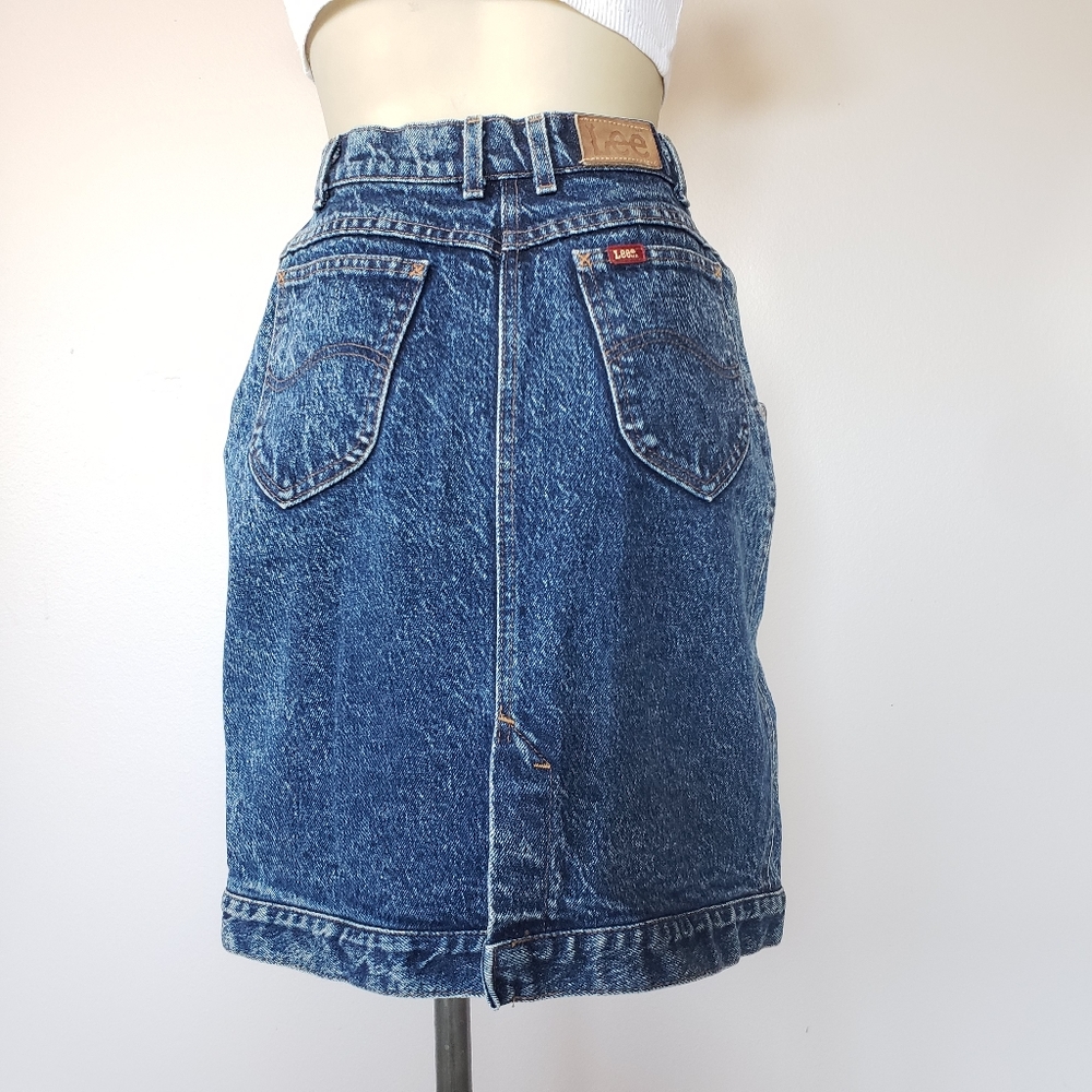 VTG LEE Jean Mini Skirt